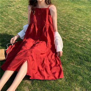 Button Front Sleeve Dress / Shirt Jacket