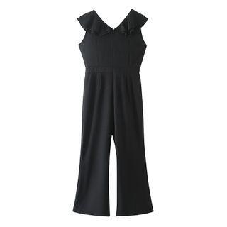 Sleeveless Ruffle Jumpsuit