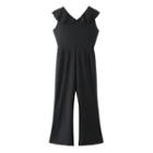 Sleeveless Ruffle Jumpsuit
