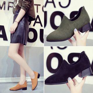 Low-heel Pointy-toe Shoe Boots