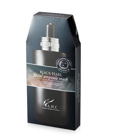 A.h.c - Black Pearl Facial Ampoule Mask 5 Pcs
