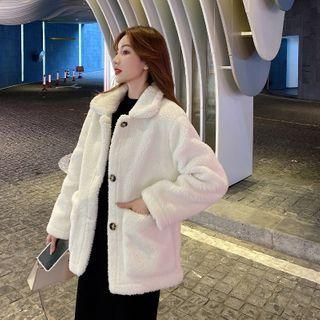 Set: Fleece Jacket + Knit Dress