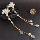 Traditional Chinese Floral Dangle Hair Pin / Set