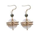 Dragonfly Drop Earring