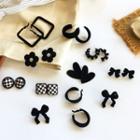 Plain / Checker Flannel Alloy Earring (various Designs)