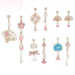 Alloy Sakura Dangle Earring (various Designs)