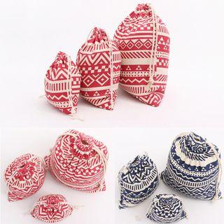 Striped Storage Bag