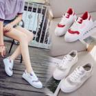 Color Strap Lettering Sneakers