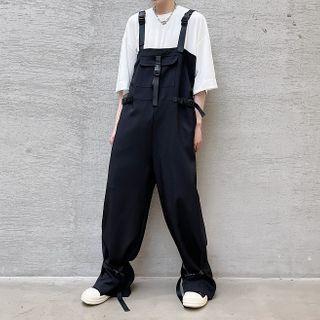 Buckled Jumper Pants Black - One Size