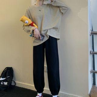 Striped T-shirt / Harem Pants