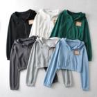 Long-sleeve Cropped Zip-up Jacket