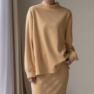 N Efct High-neck Fleece Pullover