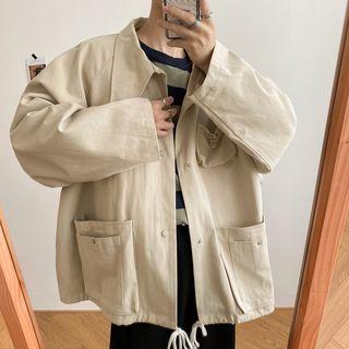Asymmetric Shirt Jacket