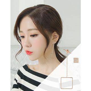 Square Asymmetric Earrings