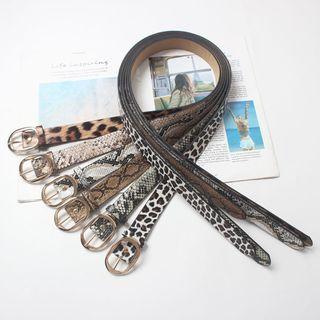 Faux-leather Belt (various Designs)