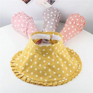 Polka Dot Open Top Hat