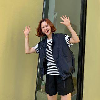 High-neck Lightweight Vest