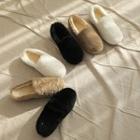 Faux-fur Loafers In 2 Types