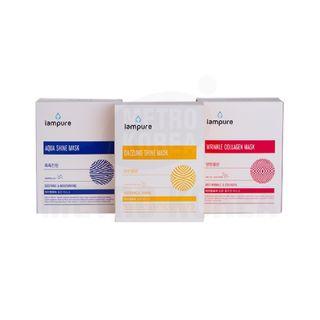 Metro Korea - Iampure Mask Set - 3 Types Wrinkle Collagen