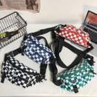 Checker Print Belt Bag