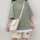 Mock Two-piece Elbow-sleeve T-shirt / Color Block Shorts