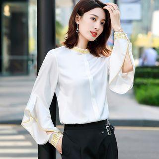 Ruffle Trim Blouse / Dress Pants / Set