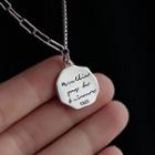 925 Sterling Silver Lettering Necklace Lettering Necklace - One Size