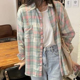 Plaid Wide Shirt