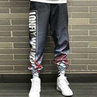 Lettering Print Joggers