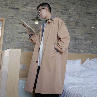 Mock Two-piece Long Jacket