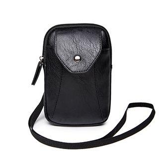Faux Leather Mini Pouch