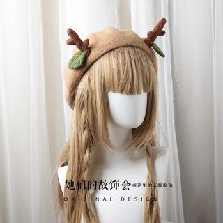 Deer Horn Beret Hat