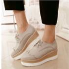 Wedge Lace-up Shoes