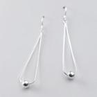 Bead Drop 925 Sterling Silver Earring 1 Pair - As Shown In Figure - One Size