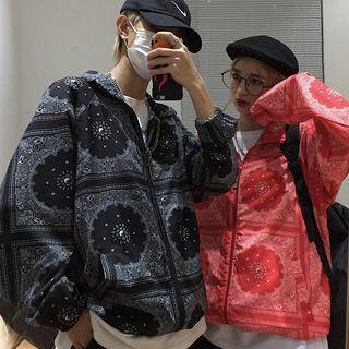Pattern Zip Jacket