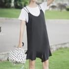 Short-sleeve T-shirt / Pinafore Dress / Set