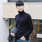 Colored Turtle-neck Sweater