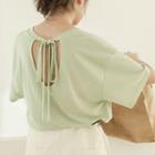 Short-sleeve T-shirt Light Green - One Size