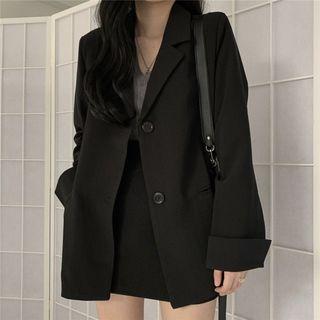 Single-breasted Blazer / Mini Skirt
