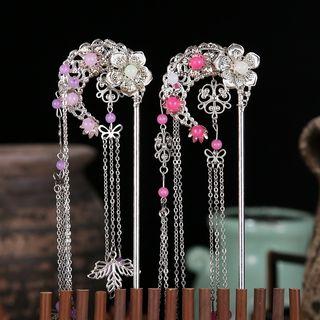 Moon Fringed Hair Stick