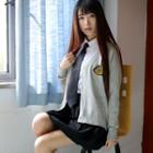 Shirt / Pleated Skirt / Pants / Cardigan / Knit Top / Blazer