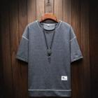 Short-sleeve Label Tag T-shirt