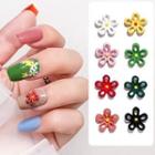Flower Resin Nail Art Decoration 10 Pcs - Random Colors - One Size