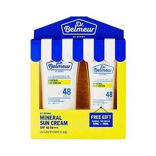 The Face Shop - Dr. Belmeur Uv Derma Mineral Sun Cream Special Set 2pcs