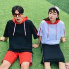 Couple Matching Drawstring Hooded Top
