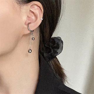 Drop Ear Cuff 1 Pc - Silver - One Size
