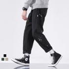 Paint Splatter Print Straight Cut Pants