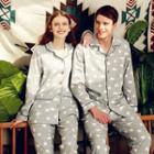 Couple Matching Loungewear Set: Printed Shirt + Pants