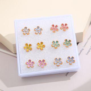 Flower Earring 5110101 - Gold - One Size