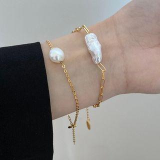 Pearl Alloy Bracelet